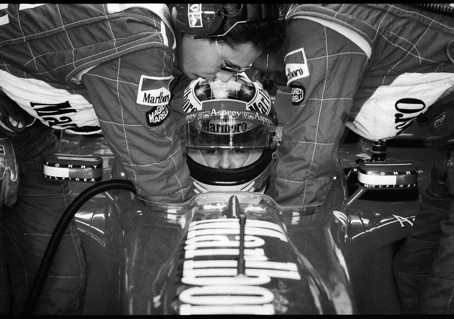Vanessa von Zitzewitz_Michael Schumacher_Intimacy Behind Speed_Last Adjustments_Spain 1998